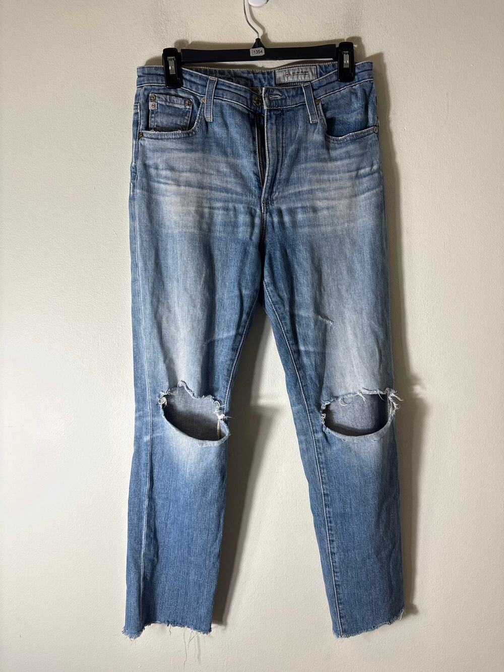 AG The Isabelle High Rise Crop Denim Sz 29